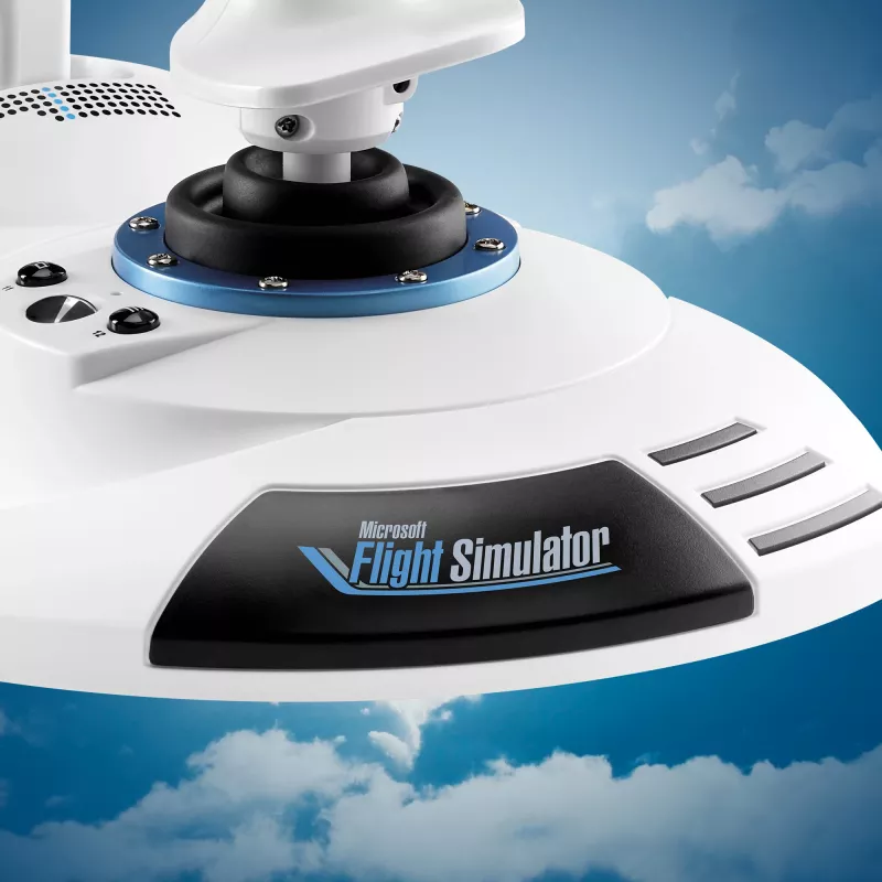 Joystick Thrustmaster T.Flight Hotas One Microsoft Flight Simulator Edition USB preto branco