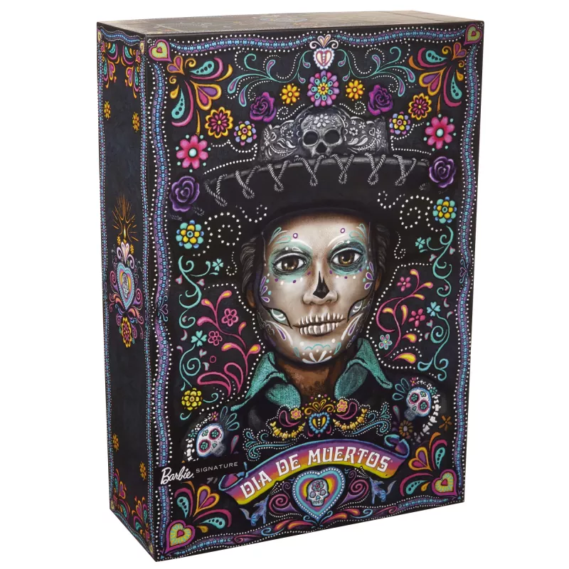 Boneca de moda Mattel Barbie Ken Dia de Muertos multicolorido 3+