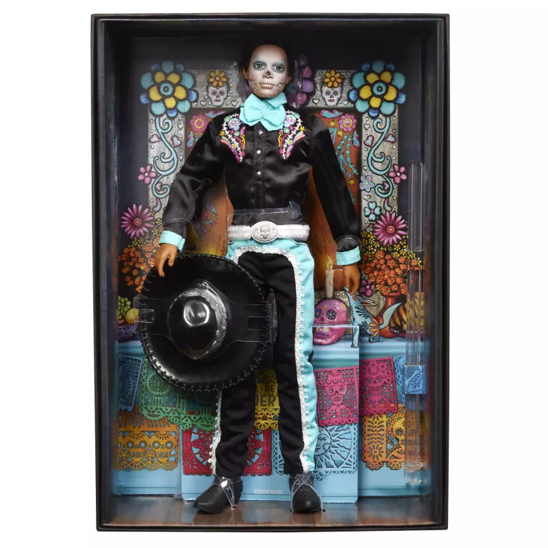 Boneca de moda Mattel Barbie Ken Dia de Muertos multicolorido 3+