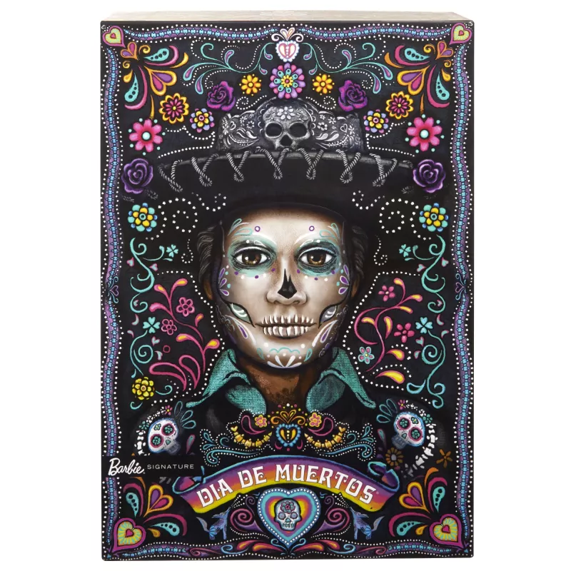 Boneca de moda Mattel Barbie Ken Dia de Muertos multicolorido 3+
