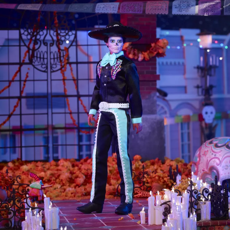 Boneca de moda Mattel Barbie Ken Dia de Muertos multicolorido 3+