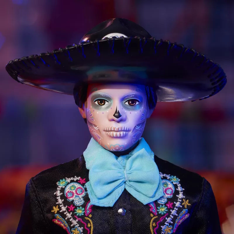 Boneca de moda Mattel Barbie Ken Dia de Muertos multicolorido 3+