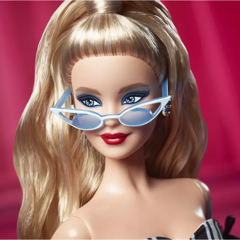 Boneca de coleção Barbie Signature 65TH Blue Sapphire Jubileu, boneca de moda, feminino, 6 ano(s), 330.2 mm, 370 g, multicolorido