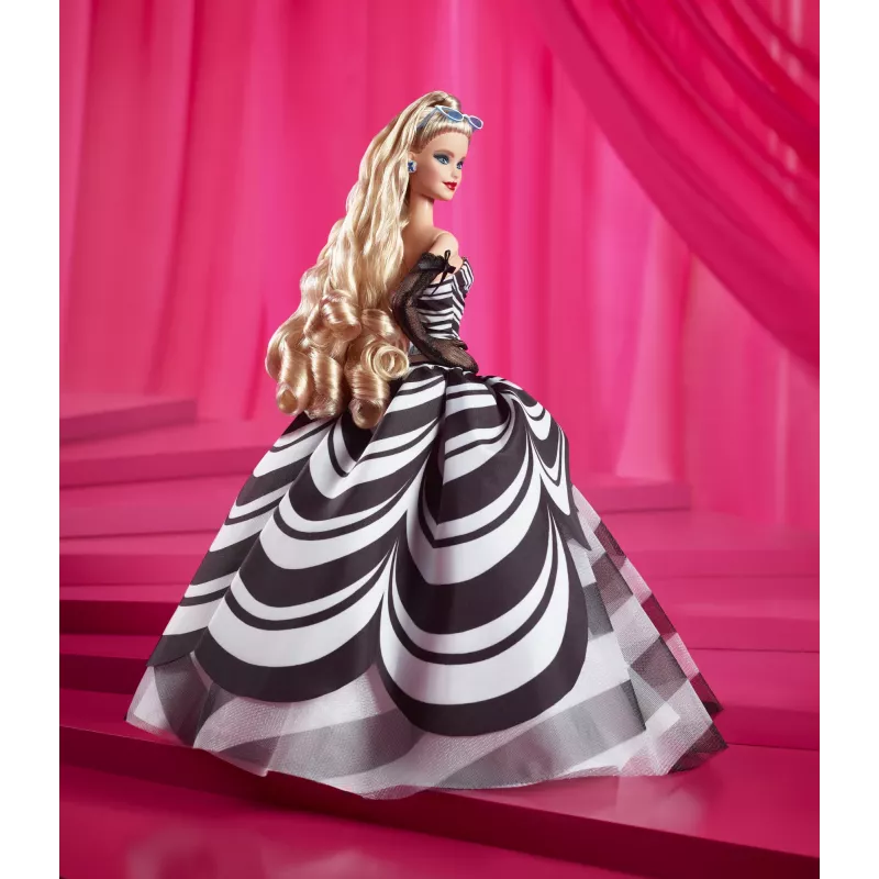 Boneca de coleção Barbie Signature 65TH Blue Sapphire Jubileu, boneca de moda, feminino, 6 ano(s), 330.2 mm, 370 g, multicolorido