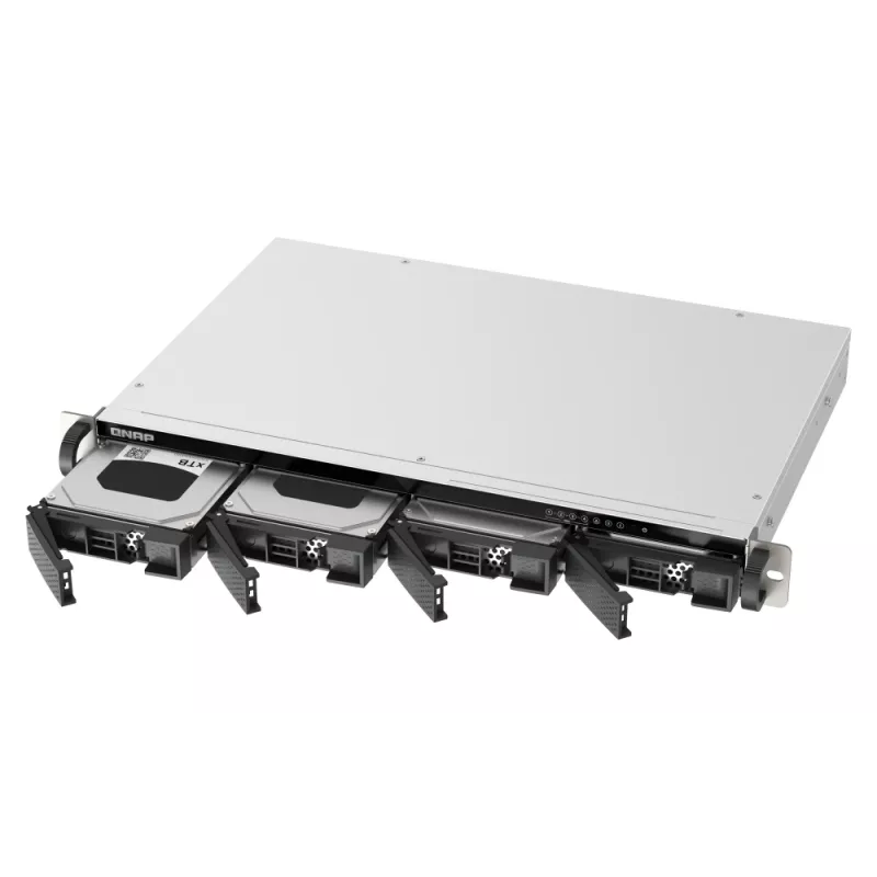 QNAP TS-433eU NAS Rack (1U) Cortex-A Cortex-A55 4 GB 0 TB QNAP Turbo System preto