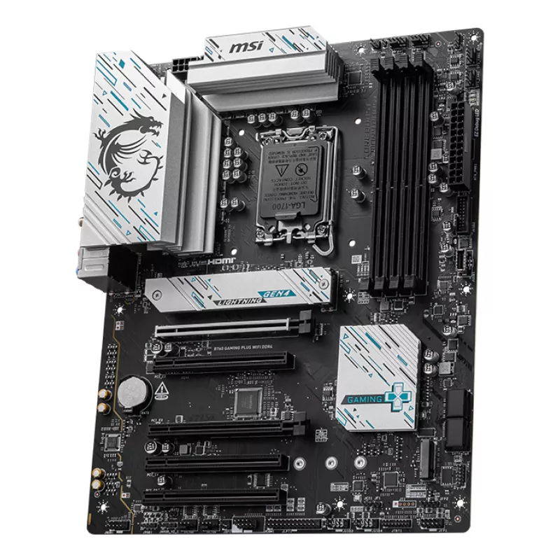 Placa-mãe MSI B760 GAMING PLUS WIFI DDR4 Intel B760 LGA 1700 ATX