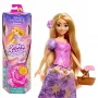 Boneca de moda Disney Princess Spin & Reveal Rapunzel e acessórios com 11 surpresas
