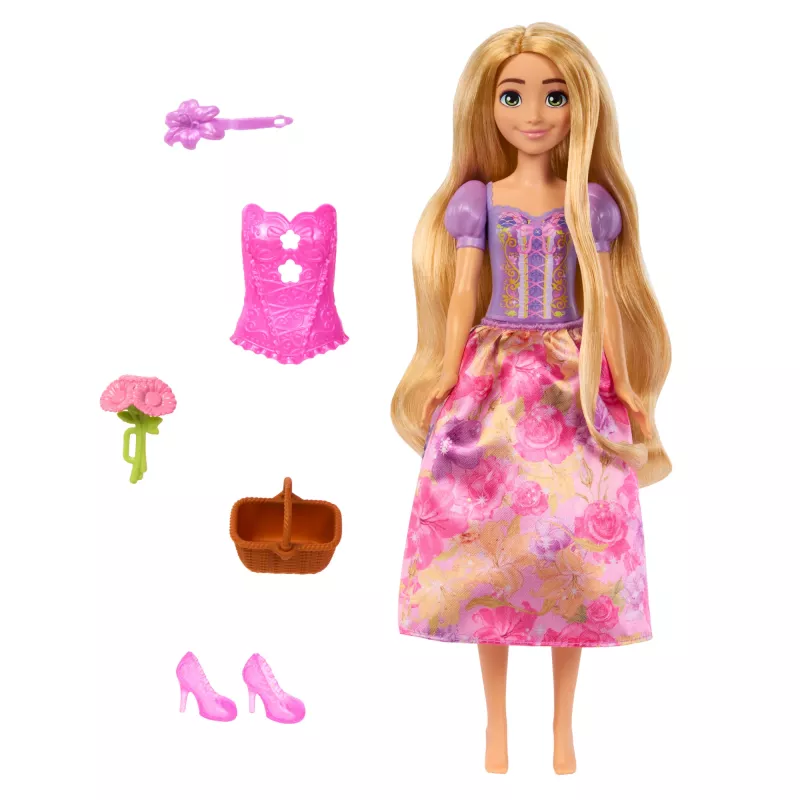 Mattel Disney Princess HTV86 conjunto de boneca fashion Rapunzel