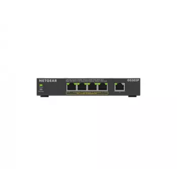 NETGEAR GS305Pv3 Gigabit Ethernet não gerido (10/100/1000) Power over Ethernet (PoE) preto