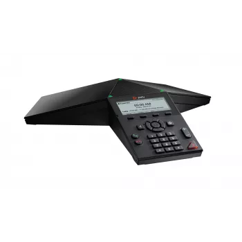 Telefone de conferência IP HP Poly Trio 8300 com suporte PoE, preto
