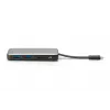 Estação de acoplamento de viagem DIGITUS USB-C, 7 portas - HDMI / 2x USB-A 3.2 Gen 1 / GbE / SD / MicroSD - 100W USB-C Power Delivery