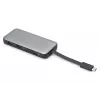 Estação de acoplamento de viagem DIGITUS USB-C, 7 portas - HDMI / 2x USB-A 3.2 Gen 1 / GbE / SD / MicroSD - 100W USB-C Power Delivery