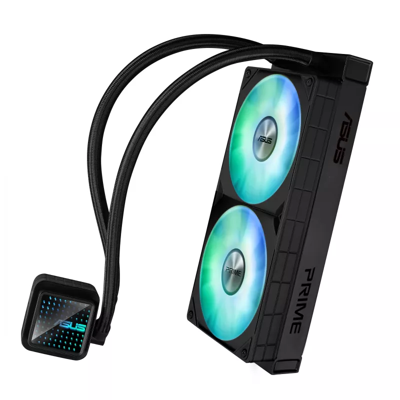 Caixa de computador ASUS Prime LC 240 ARGB Refrigeração líquida All-in-One 12 cm preto