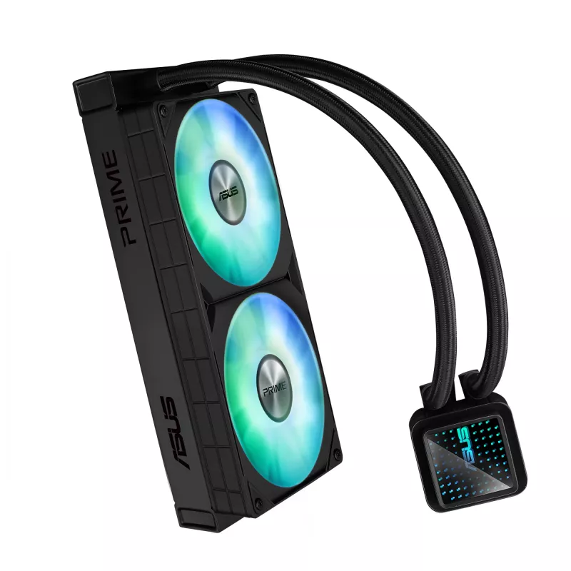 Caixa de computador ASUS Prime LC 240 ARGB Refrigeração líquida All-in-One 12 cm preto