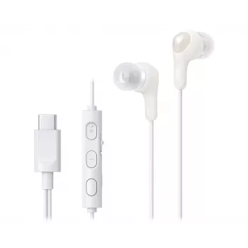 JVC HA-FR9UC Headset com fios In ear Chamadas/Música USB Type-C Branco