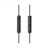 JVC HA-FR9UC auriculares intra-auriculares com fio, USB-C, transdutor de 9,2 mm, microfone e comando no cabo, 1,2 m, pretos