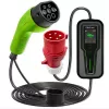 Carregador portátil para veículos elétricos QOLTEC 52467 Tipo 2, 11 kW, de 3 fases