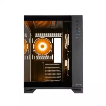 Chieftec Visio GM-30B-TG-OP preto vidro temperado x 2 cubo preto