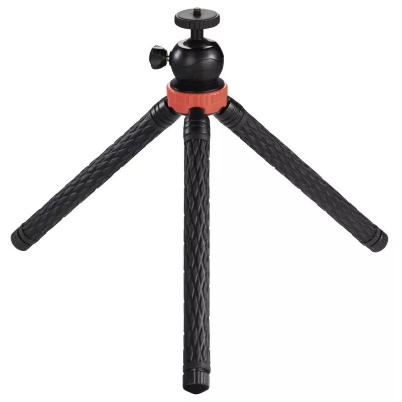 Hama Traveller Pro tripé smartphone/action camera 3 pernas preto, vermelho