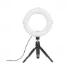 Hama SpotLight Smart 80 II luz em anel LED, conjunto para smartphone, com mini tripé