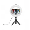 Hama SpotLight Smart 80 II luz em anel LED, conjunto para smartphone, com mini tripé