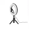 Hama SpotLight Smart 80 II luz em anel LED, conjunto para smartphone, com mini tripé