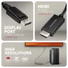Cabo Axagon RVD-HI20C2 DisplayPort -> HDMI 2.0b 1,8m, 4K/60Hz