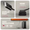 Adaptador Axagon RVD-HI20N DisplayPort -> HDMI 2.0b, 4K/60Hz