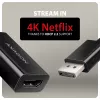 Adaptador Axagon RVD-HI20N DisplayPort -> HDMI 2.0b, 4K/60Hz