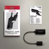 Adaptador Axagon RVD-HI20N DisplayPort -> HDMI 2.0b, 4K/60Hz