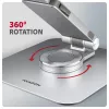 Suporte de alumínio Axagon STND-LR com rotação de 360° para portáteis de 10