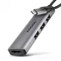 Hub Axagon HMC-H3A USB 5Gbps, 3x USB-A, HDMI 4k/30Hz, cabo USB-C 15cm