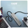 Hub Axagon HMC-7HX2 USB 5Gbps, 2x USB-A, USB-C, 2x HDMI 4K/60Hz, RJ-45, PD 100W