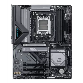 Placa-mãe GIGABYTE B850 EAGLE WIFI6E - CPUs AMD Ryzen 9000 Series, VRM digital 8+2+2 fases, até 8200MHz DDR5 (OC), 1xPCIe 5.0 + 2xPCIe 4.0 M.2, GbE LAN, WIFI 6E, USB 3.2 Gen 2
