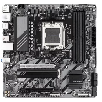 Placa-mãe GIGABYTE B850M DS3H - CPUs AMD Ryzen 9000 Series, VRM digital 16+2+2 fases, até 8200MHz DDR5 (OC), 1xPCIe 5.0 + 1xPCIe 4.0 M.2, 2.5 LAN, USB 3.2 Gen 2