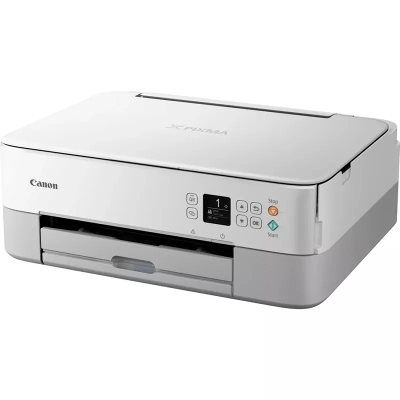 Canon PIXMA TS5351i 4462C106 impressora multifunções de jato de tinta a cores 3 em 1, A4, 4800 x 1200 DPI, Wi-Fi, frente e verso, branca