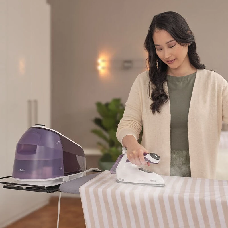 Braun CareStyle 5 IS5247VI 2400 W 2 L base de engomar EloxalPlus violeta, branco