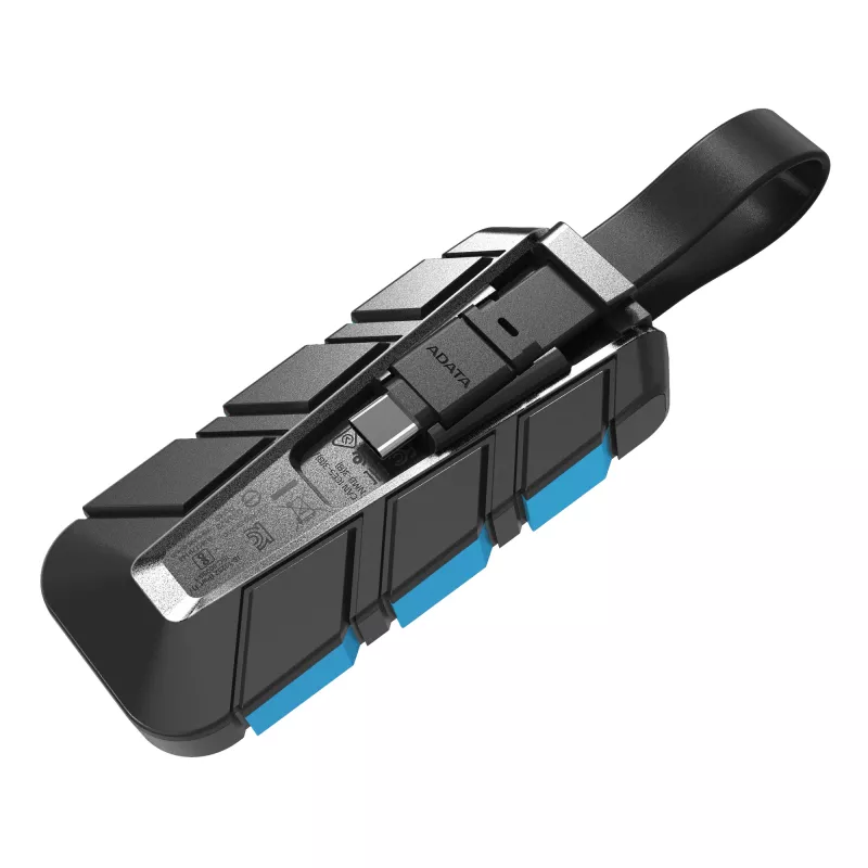 ADATA SC740 500 GB USB Type-C 3.2 Gen 2 (3.1 Gen 2) preto, azul