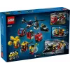 Brinquedo de construção LEGO City conjunto combinado 60462 — Helicóptero e carro de bombeiros, 874 peças, 3 minifiguras, idade 7+