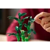 Planta decorativa modelo LEGO Icons — LEGO 10344 Bambu da sorte Botanical Collection, 325 peças, 290 mm de altura