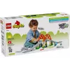 LEGO DUPLO Ponte ferroviária e carris conjunto de expansão 10426 – Ponte ferroviária DUPLO e carris curvos para crianças pequenas