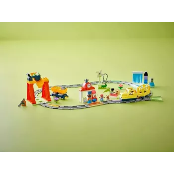 Conjunto de comboio de brincar LEGO DUPLO 10428 Grande comboio comunitário interativo — grande comboio interativo para crianças pequenas
