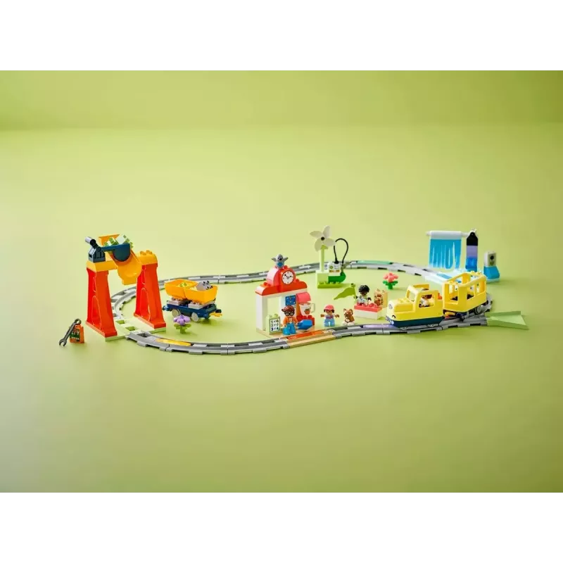 Conjunto de comboio de brincar LEGO DUPLO 10428 Grande comboio comunitário interativo — grande comboio interativo para crianças pequenas