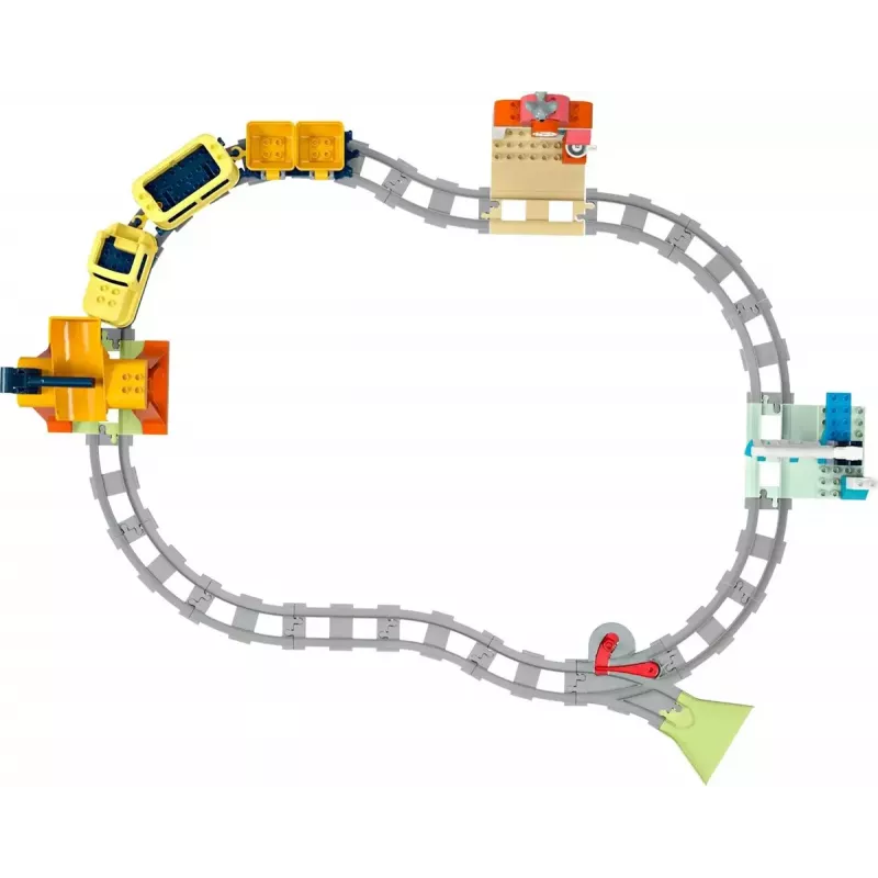 Conjunto de comboio de brincar LEGO DUPLO 10428 Grande comboio comunitário interativo — grande comboio interativo para crianças pequenas