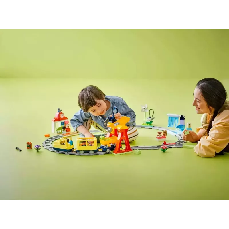 Conjunto de comboio de brincar LEGO DUPLO 10428 Grande comboio comunitário interativo — grande comboio interativo para crianças pequenas