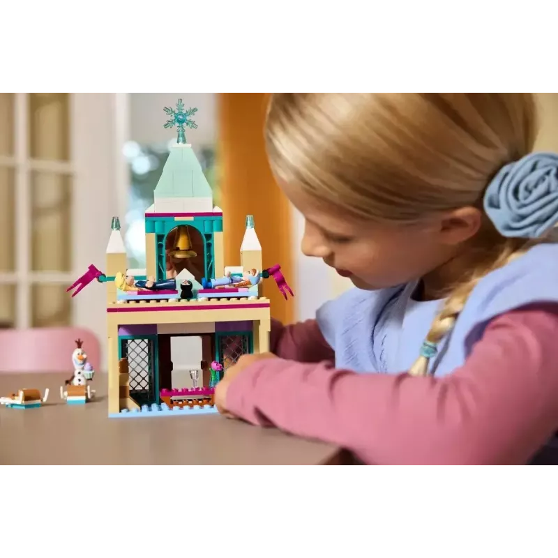 Brinquedo de construção LEGO Disney Princess Castelo de Arendelle 43265 – 177 peças, 3 minifiguras, a partir dos 5 anos, conjunto de exposição (250×60×40 mm)