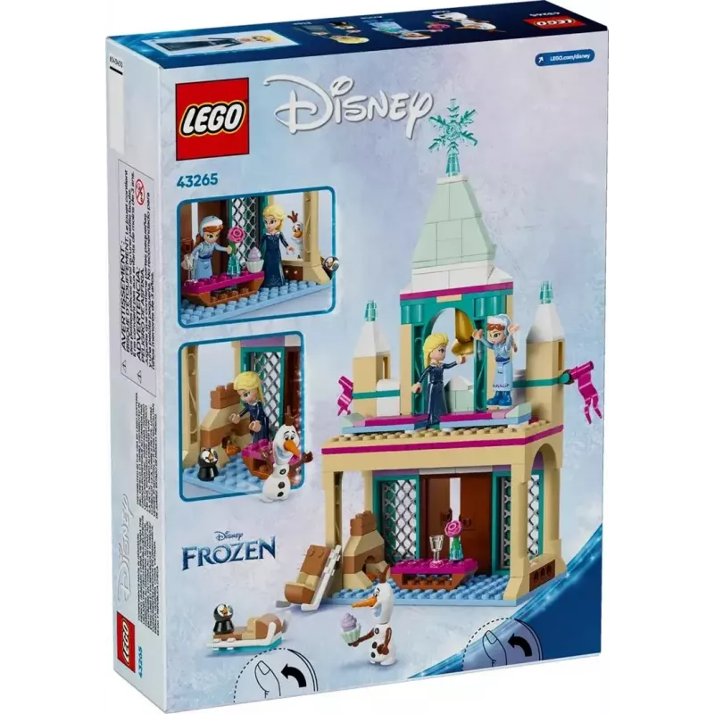 Brinquedo de construção LEGO Disney Princess Castelo de Arendelle 43265 – 177 peças, 3 minifiguras, a partir dos 5 anos, conjunto de exposição (250×60×40 mm)