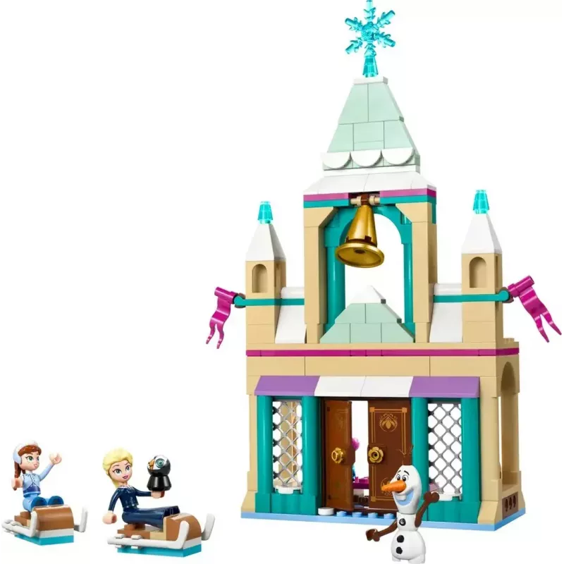 Brinquedo de construção LEGO Disney Princess Castelo de Arendelle 43265 – 177 peças, 3 minifiguras, a partir dos 5 anos, conjunto de exposição (250×60×40 mm)