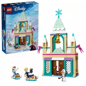Brinquedo de construção LEGO Disney Princess Castelo de Arendelle 43265 – 177 peças, 3 minifiguras, a partir dos 5 anos, conjunto de exposição (250×60×40 mm)