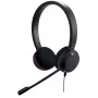 Headset Jabra Evolve 20 com fios, arco de cabeça, escritório/call center, USB Type-C / USB Type-A, preto